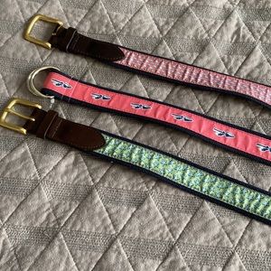 - Vineyard Vines Belt bundle!!(3)